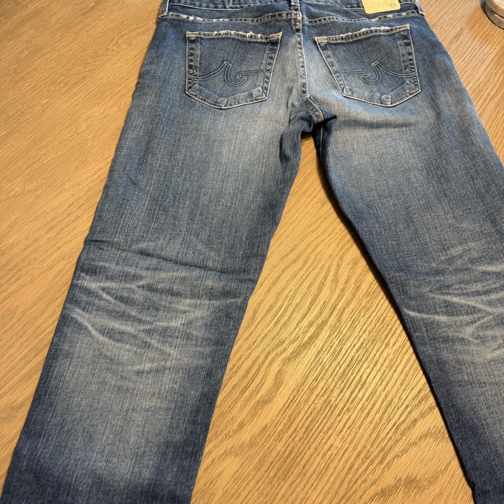 Adriano Goldshmied The Ex-Boyfriend Slouchy Slim Medium Wash Jeans Sz 28R Relax - Picture 10 of 11